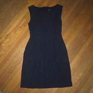 Navy, lace, pencil dress